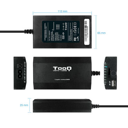 cargador-de-portatil-tooq-tqlc-100bs01m-100w-manual-12-conectores-voltaje-12-24v-1-usb