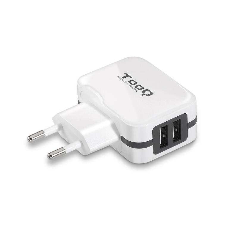 tooq-cargador-de-pared-2x-usb-20-tecnologia-ai-blanco