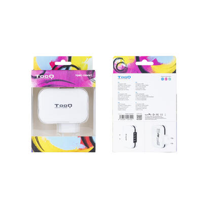 cargador-pared-tooq-tqwc-1sc04wt-usb-c-usb-a-27w-blanco