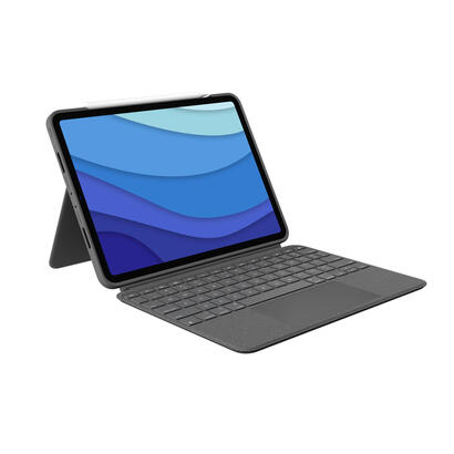logitech-combo-touch-caja-de-teclado-y-folio-con-panel-tactil-luz-trasera-apple-smart-connector-qwerty-espanol-gris-oxford-para-