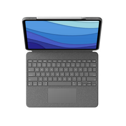 logitech-aleman-combo-touch-oxford-gris-para-ipad-pro-129-5a-generacion-qwertz