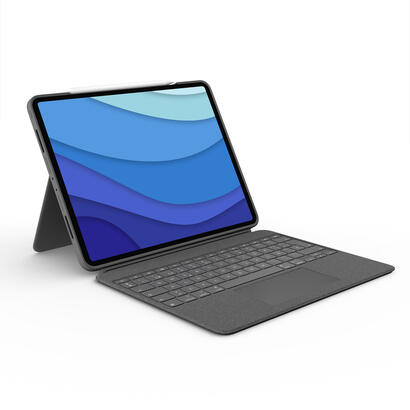 funda-con-teclado-espanol-logitech-combo-touch-para-tablets-apple-ipad-pro-129-5-gen-gris