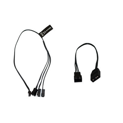 alphacool-digital-rgb-led-y-cable-3-fach-mit-jm-mecker-negro-30cm