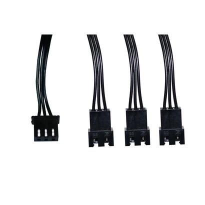 alphacool-digital-rgb-led-y-cable-3-fach-mit-jm-mecker-negro-30cm