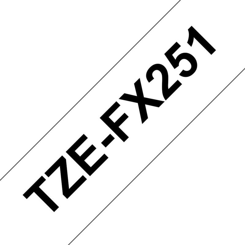 brother-tzefx251negro-sobre-blancorollo-239-cm-x-799-m-1-bobinas-cinta-flexiblepara-p-touch-pt-3600-d600-d800-e500-e550-h500-p75