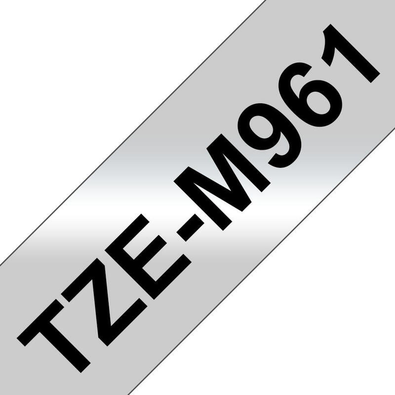 brother-tzem961-cinta-laminada-plata-mate-negro-metalica-36mm