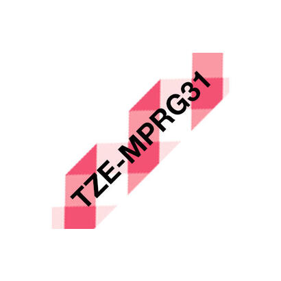 brother-tze-mprg31-negro-sobre-rojo-guinga-rollo-1-2-cm-x-4-m-1-cintas-tipo-laminado-para-brother-pt-h110-p-touch-pt-h105-h110-p