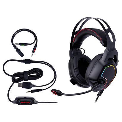 tracer-auriculares-gaming-con-microfono-gamezone-raptor-v2-completo-negro