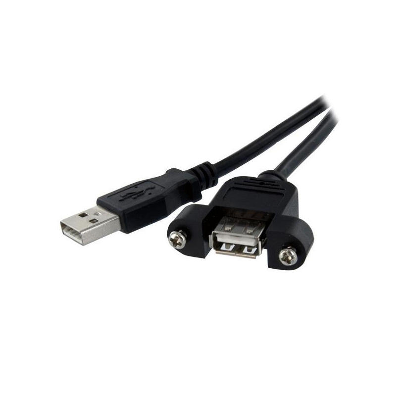 startech-cable-usb-20-mh-alargo-091m-para-montar-empotrar-en-panel-usbpnlafam3