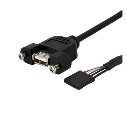 satrtech-cable-usb-20-para-montaje-en-panel-hembra-usb-a-conexion-placa-30cm