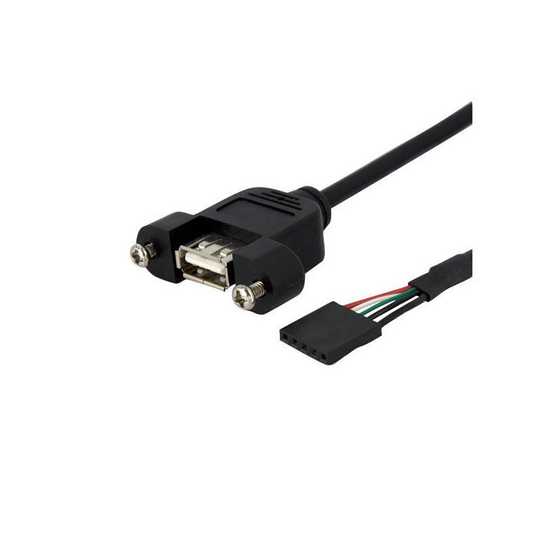 satrtech-cable-usb-20-para-montaje-en-panel-hembra-usb-a-conexion-placa-30cm