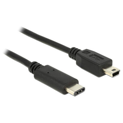 delock-83603-cable-usb-1-m-20-usb-c-mini-usb-b-negro