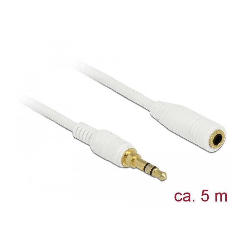 delock-85591-cable-de-audio-5-m-35mm-blanco