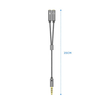 aisens-cable-adaptador-audio-jack-35-4-pinesm-2xjack-35-3-pinesh-25cm-gris