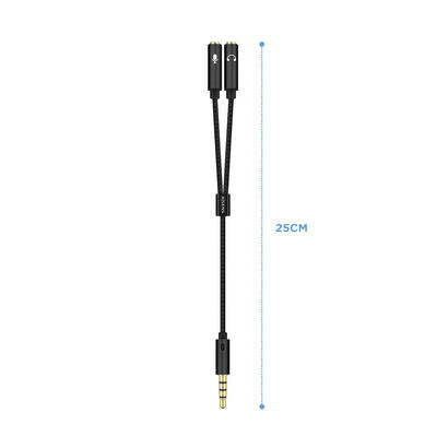 aisens-cable-adaptador-audio-jack-35-4-pinesm-2xjack-35-3-pinesh-25cm-negro