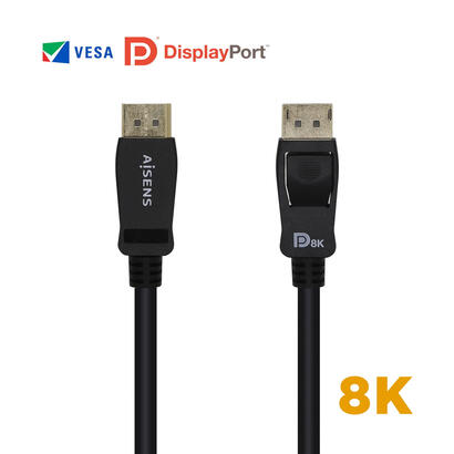 aisens-cable-displayport-certificado-v14-8k60hz-dpm-dpm-050m-negro