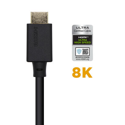 aisens-cable-hdmi-v21-certificado-ultra-alta-velocidad-8k60hz-48gbps-am-am-050m-negro