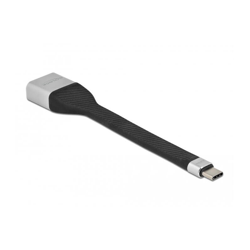 delock-adaptador-cable-plano-fpc-usb-type-c-a-displayport-dp-alt-mode-4k-60-hz-14-cm