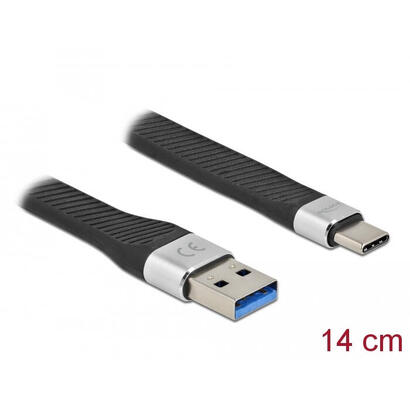 delock-cable-plano-fpc-usb-32-gen-1-de-usb-tipo-a-a-usb-tipo-c-14-cm-pd-3-a