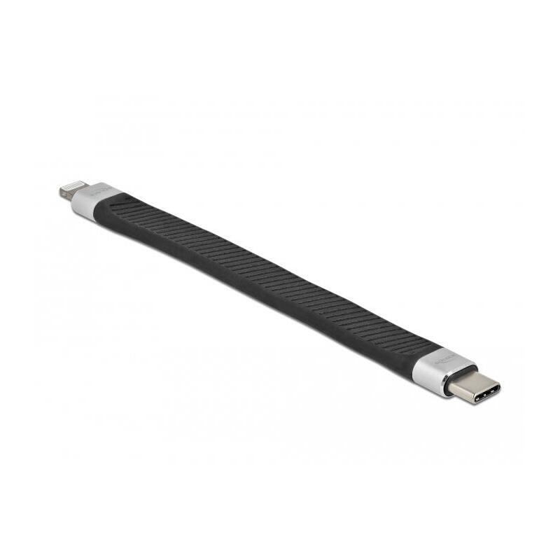 delock-fpc-cable-plano-usb-tipo-c-a-lightning-13-cm