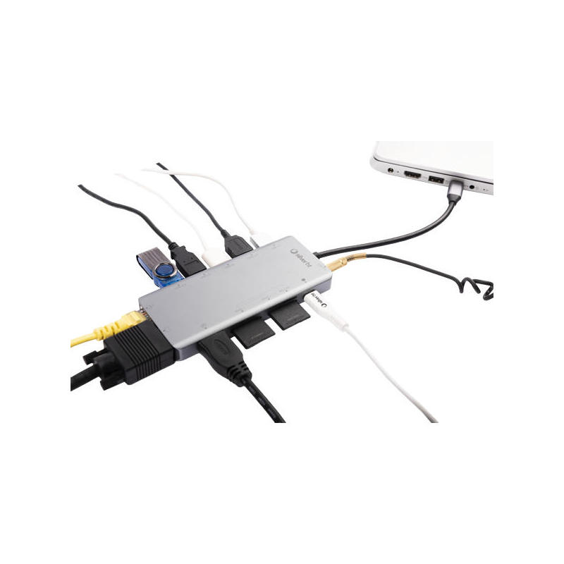 silverht-adaptador-type-c-logan-13-en-1-aluminio silverht-adaptador-type-c-logan-13-en-1-aluminio