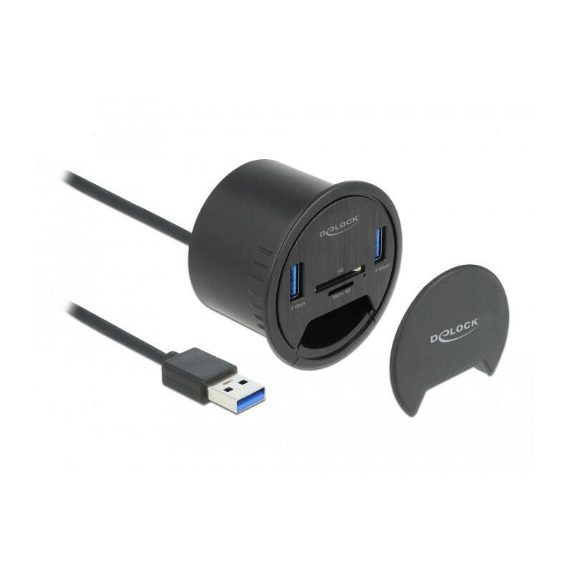 delock-64152-hub-mesa-2-puertos-tisch-hub-2-x-superspeed-usb-30-tipo-a-y-lector-de-tarjetas-para-sd-y-micro