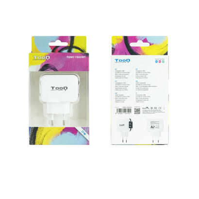 tooq-cargador-de-pared-2x-usb-20-tecnologia-ai-blanco