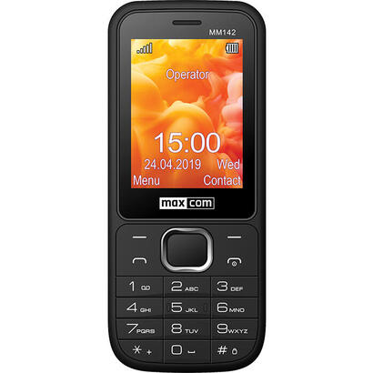 Teléfono Inalámbrico Maxcom MM35D Dual Sim Negro