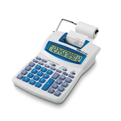 rexel-ibico-semi-professional-1214xcalculadora-impresoralcd12-dgitosblanco-azul