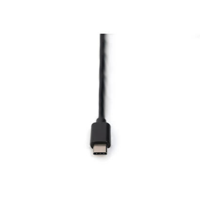 digitus-da-70166-adaptador-de-cable-usb-c-rs232-negro