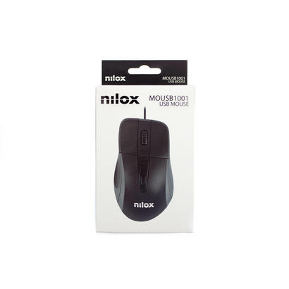 nilox-raton-cable-usb-1000ppp-negro