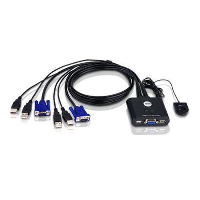 aten-cs22u-2-port-usb-kvm-switch-remote-port-selector-09m-cables