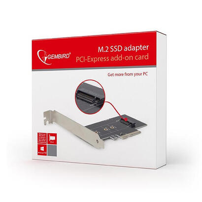 gembird-adaptador-m2-ssd-tarjeta-adicional-pci-express-con-soporte-extra-bajo-perfil