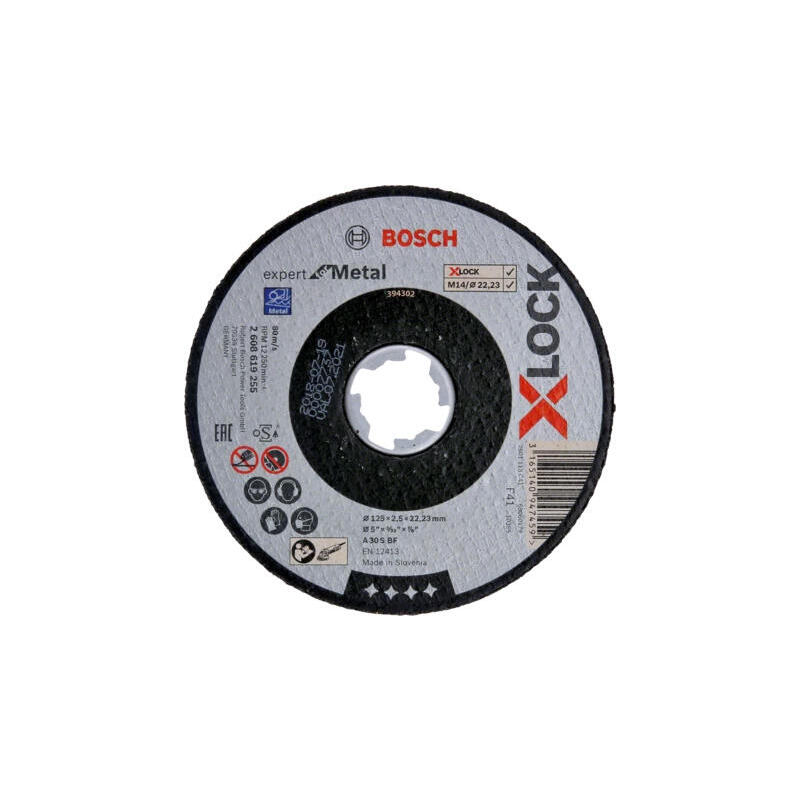 bosch-disco-de-corte-x-lock-expert-for-metal-125mm-recto-2608619255
