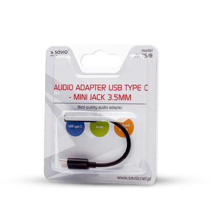 adaptador-savio-ak-35-b-toma-tipo-c-jack-estereo-3-5-mm-0-12-m-color-negro