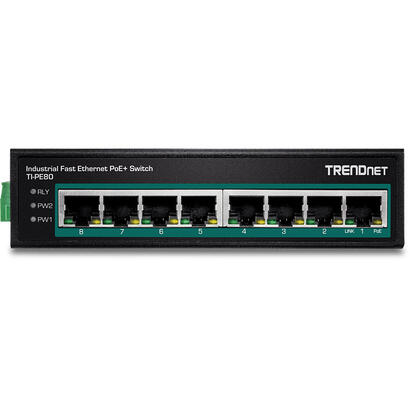 switch-trendnet-ti-pe80-8-puertos-rj-45-gigabit-10-100-poe