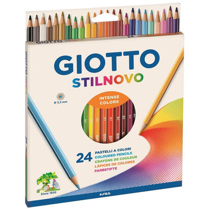 giotto-lapices-de-colores-stilnovo-hexagonales-estuche-de-24