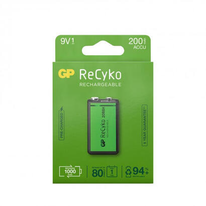 bateria-gp-recyko-nimh-9v-block-200mah-lista-para-usar-nueva