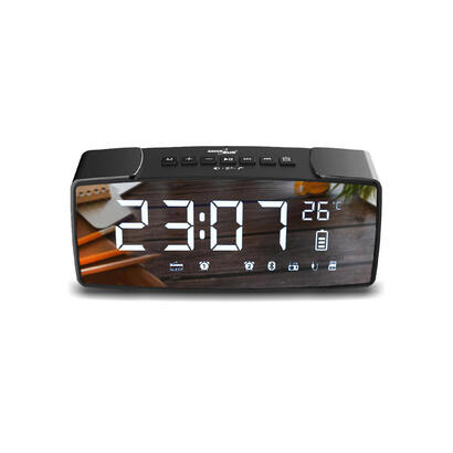 greenblue-62917-reloj-alarma-con-radio-bluetooth-42-fm-aux-in-6w-bateria-2200mah-gb200