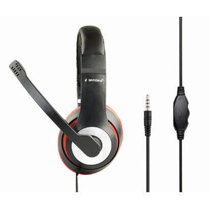 auriculares-gembird-mhs-03-bkrd-mini-jack-4-pin-18m-negro-rojo