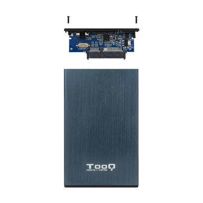 tooq-carcasa-externa-hddsdd-25-hasta-95mm-sata-usb-30-azul-marino-metalizado