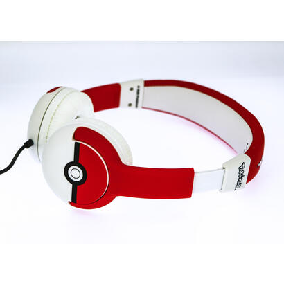 auriculares-infantiles-otl-pokemon-pokeball-jack-35-rojo-blanco