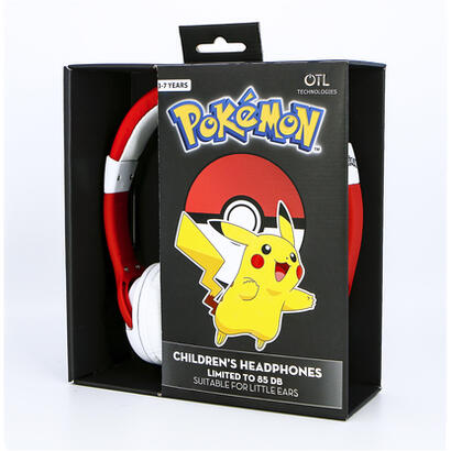 auriculares-infantiles-otl-pokemon-pokeball-jack-35-rojo-blanco