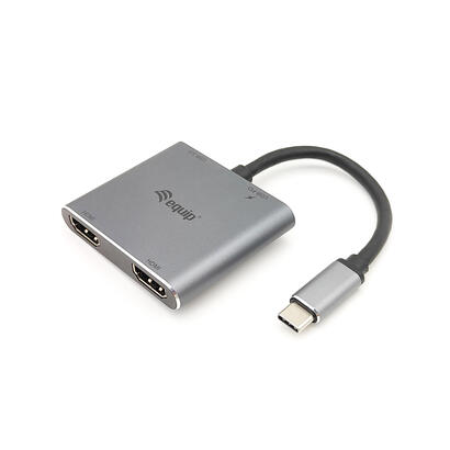 equip-adaptador-usb-c-2xhdmi-usb-a30-pd-4k30hz-015m-si