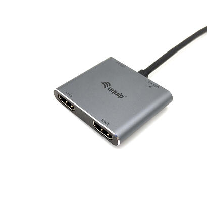 equip-adaptador-usb-c-2xhdmi-usb-a30-pd-4k30hz-015m-si