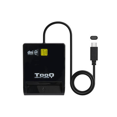 tooq-lector-de-tarjetas-inteligentes-dnie-sim-usb-c-negro