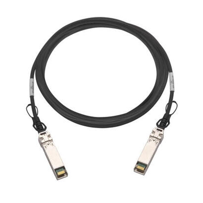 qnap-cab-dac30m-sfp28-cable-de-fibra-optica-3-m-qsfp28-negro