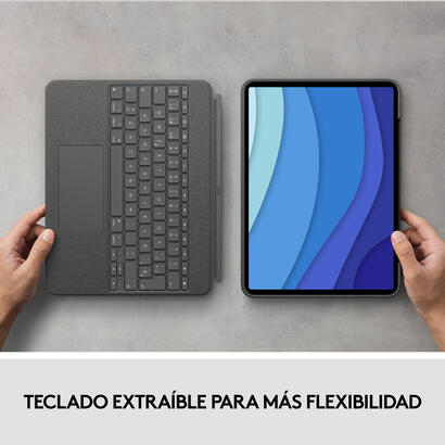 funda-con-teclado-espanol-logitech-combo-touch-para-tablets-apple-ipad-pro-129-5-gen-gris