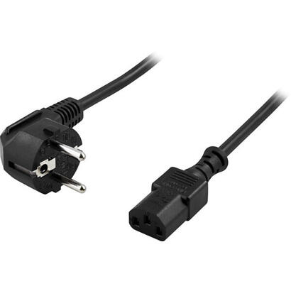 Cable DIGITUS ASSMANN Electronic AK-440400-017-S 1,7 m, Male Connector/Female Connector, C14 acoplador, C13 acoplador, 250 V, Negro 