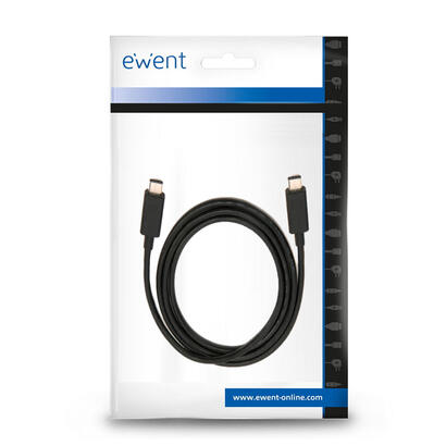 ewent-cable-usb-c-carga-rapida-60w-10gbps4k-1m